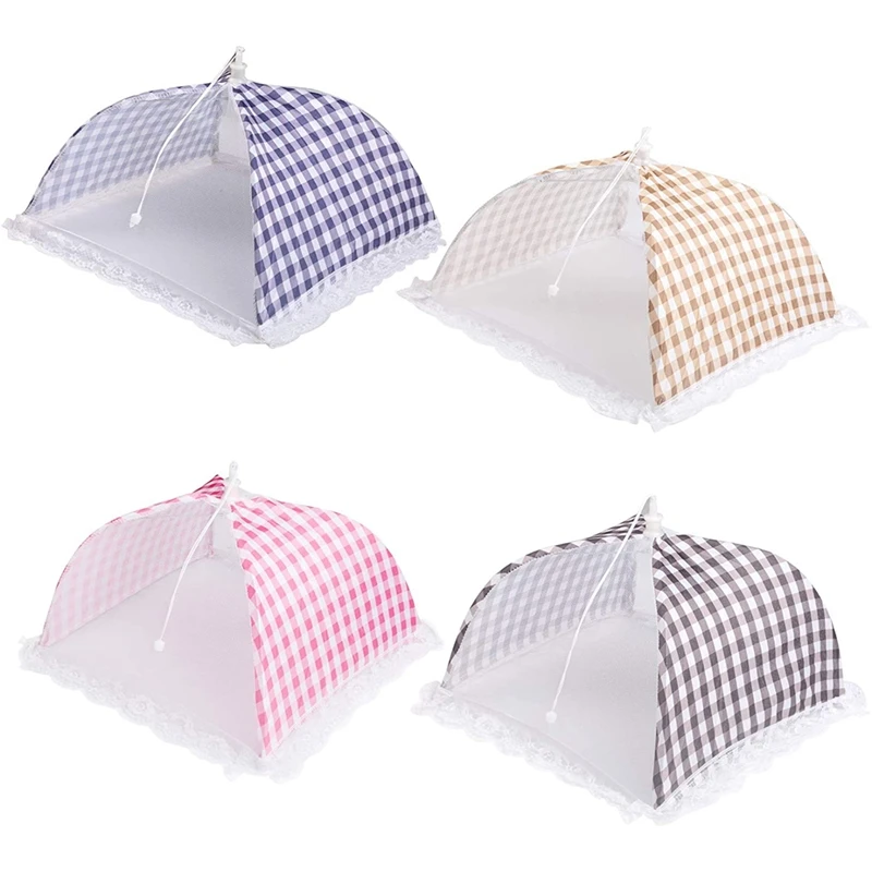 

-Up Mesh Screen Food Cover Tent Umbrella, Reusable and Collapsible Food Cover Net Protector for Outdoors,Screen Tents