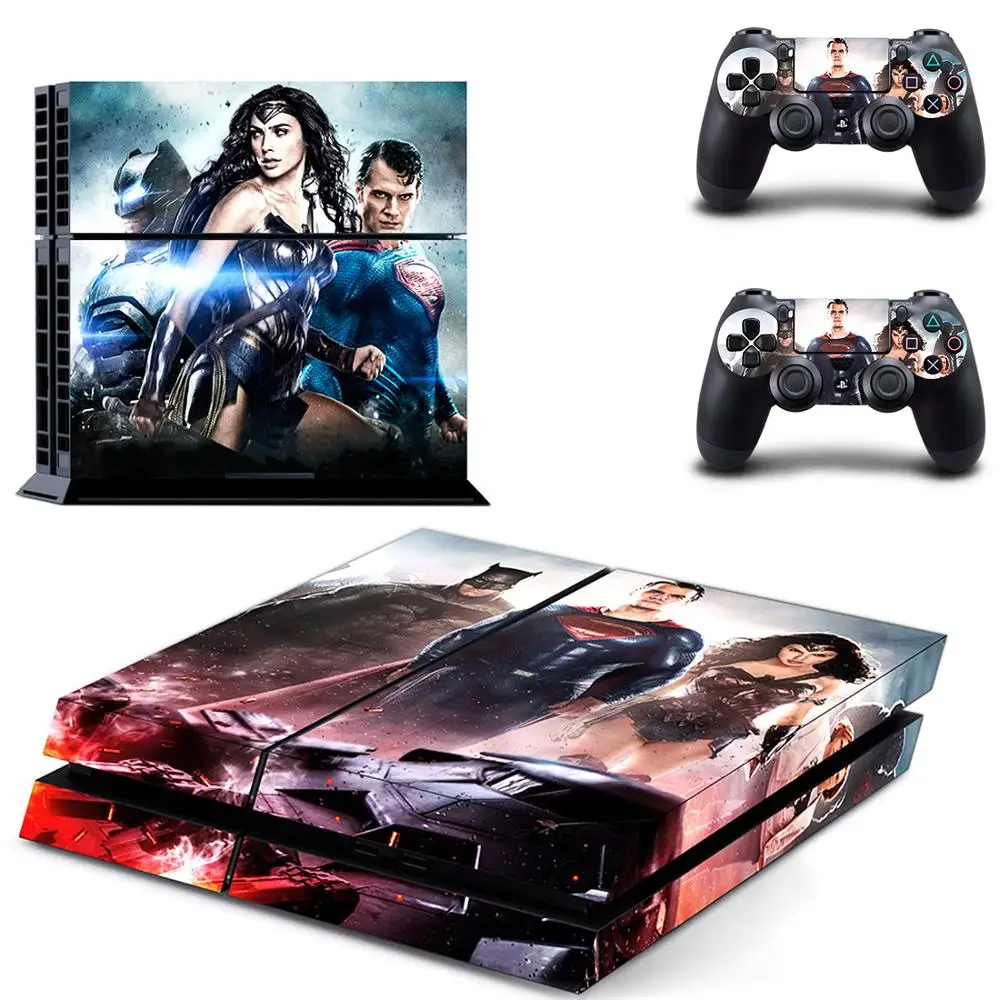 PS 4 стикер s Бэтмен v Супермен PS4 наклейка Play станция наклейки для кожи Pegatinas