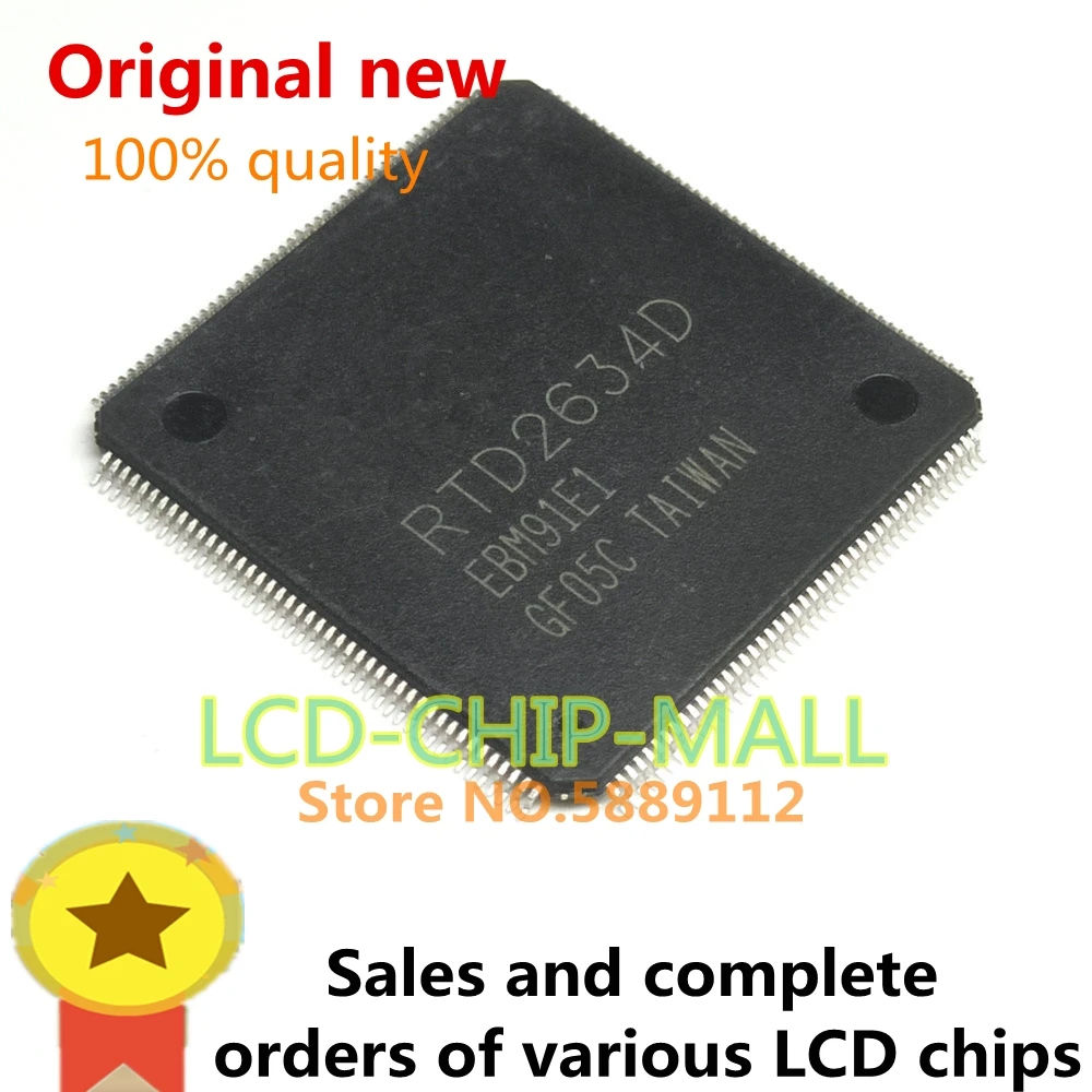 

2PCS RTD2634D QFP RTD2634 IN STOCK 100%GOOD