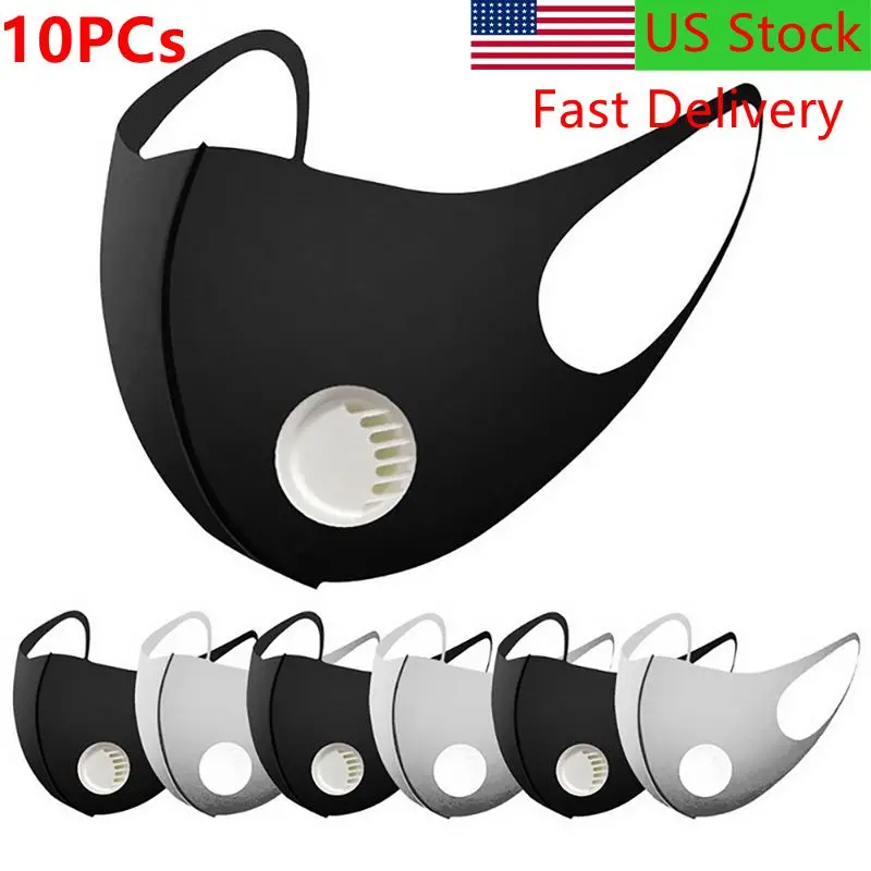 10 шт. толстая респираторная Пылезащитная маска для рта против тумана пыли Pm2.5