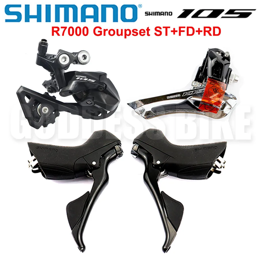 SHIMANO 105 R7000 указано переключатели дорожный ST + FD RD спереди и сзади переключатель SS