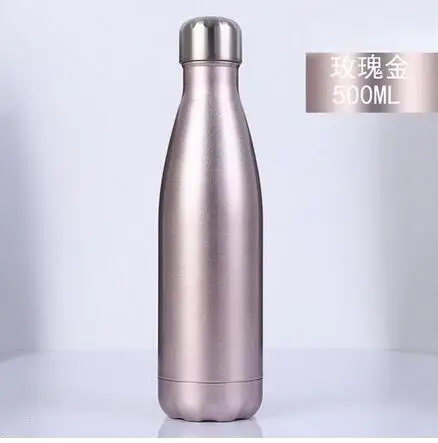 1000 мл Спортивная бутылка для воды из нержавеющей стали Cola Motion прочная чашка для воды Однослойная металлическая цветная бутылка для напитков Cola посуда для напитков - Color: 19