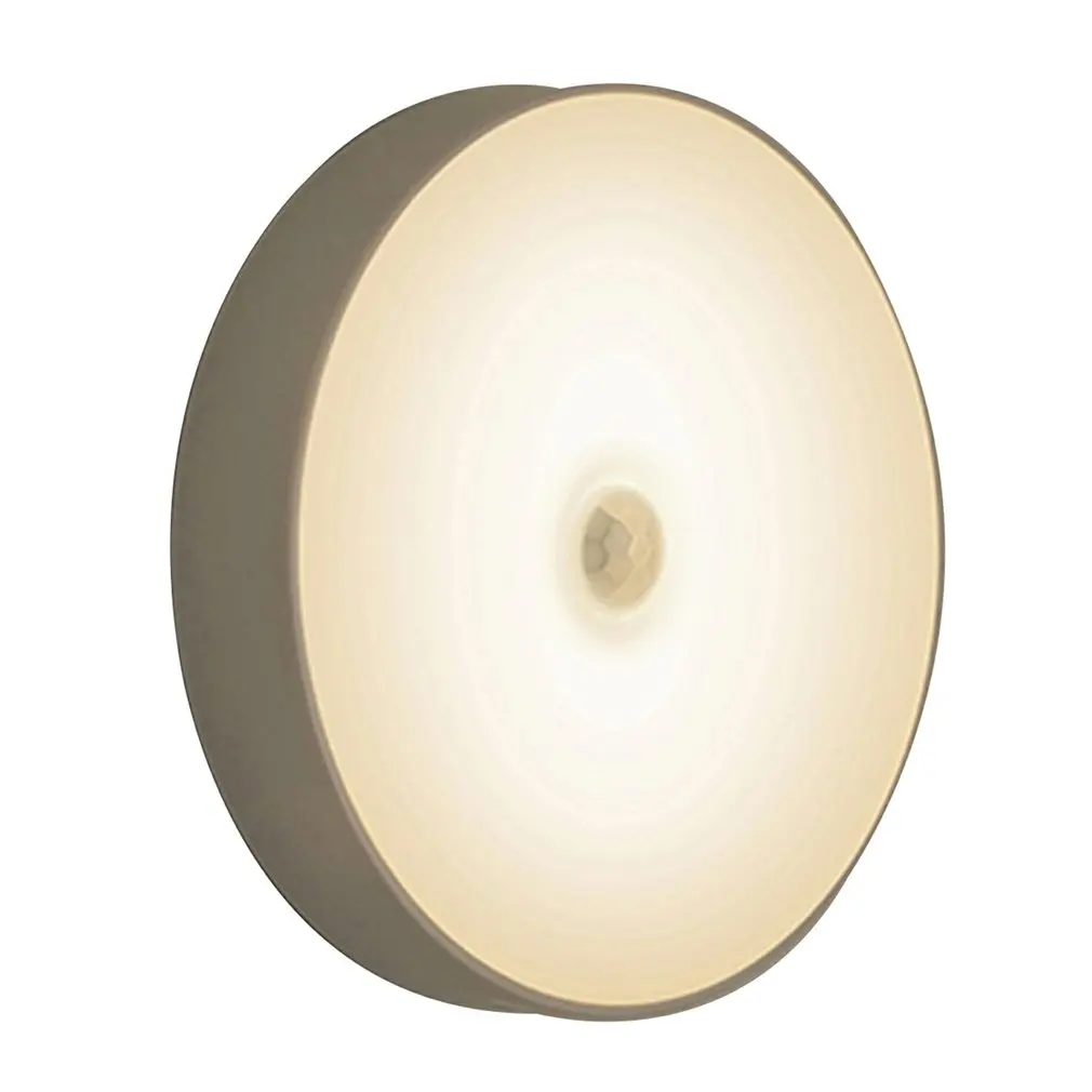 

Indoor LED Sensor Night Light Human Body Induction Sensor Wall Lamp Magnetic Adsorption USB Rechargeable LED Night Lights