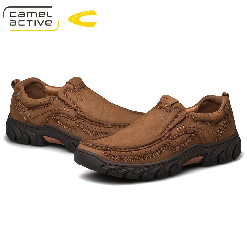 Мужская походная обувь Camel Active водонепроницаемая Нескользящая кожаная дышащая
