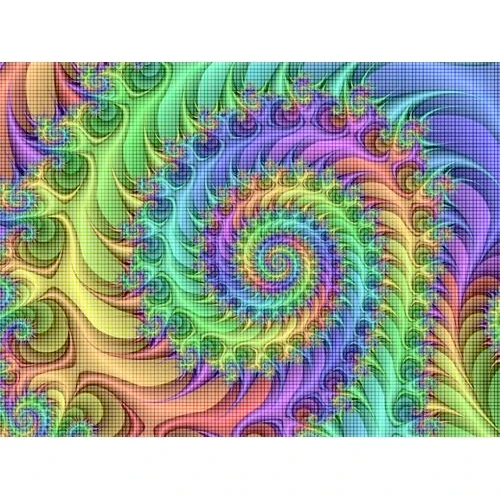 

Spiky Spiral Diy 5D Diamond Painting Full Dril Diamond Mosaic Cross stitch Painting Diamond Embroidery Home Decor