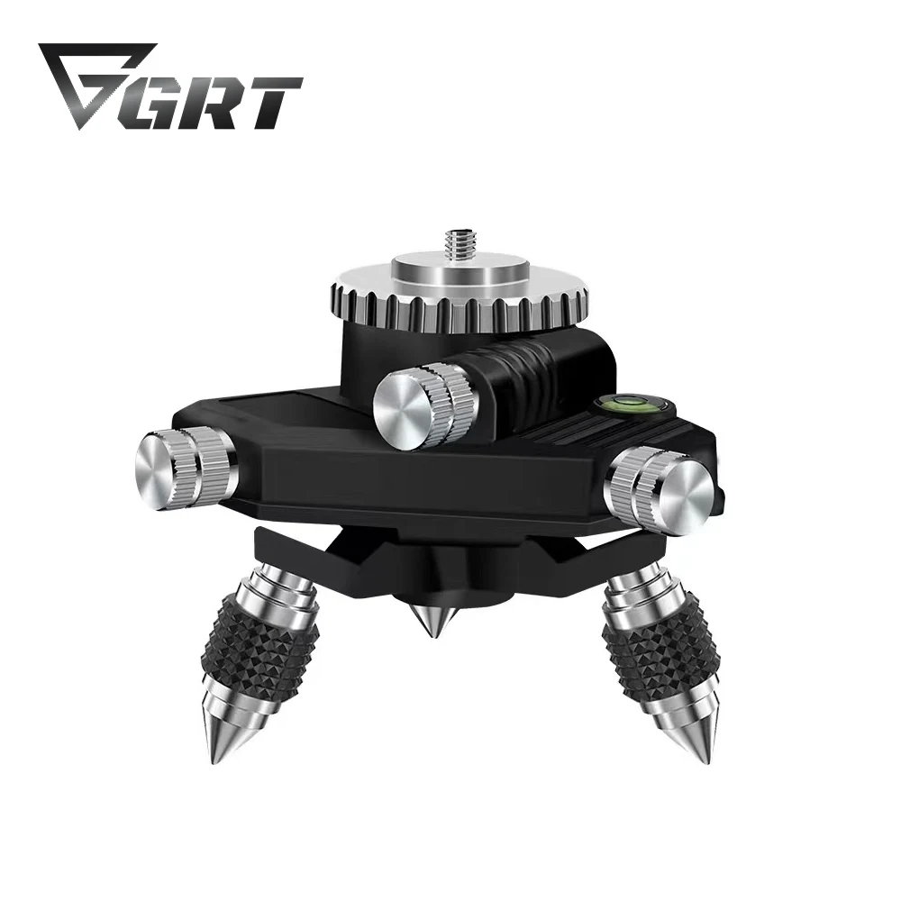 

GRT Aluminum Alloy Laser Level Tripod Bracket 360 Degree Rotating Fine-tuning For Moving Base Tripode para nivel laser