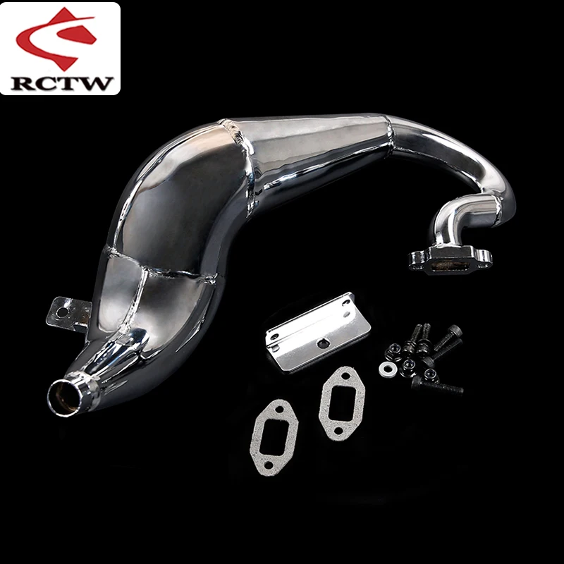 Комплект металлических выхлопных труб двигателя 71CC для 1/5 HPI ROFUN BAHA ROVAN KM BAJA LOSI 5IVE T