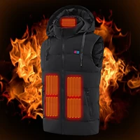 heated vest jacket fashion men women intelligent usb electric thermal vest winter thermal clothing fishing hunting vest d2