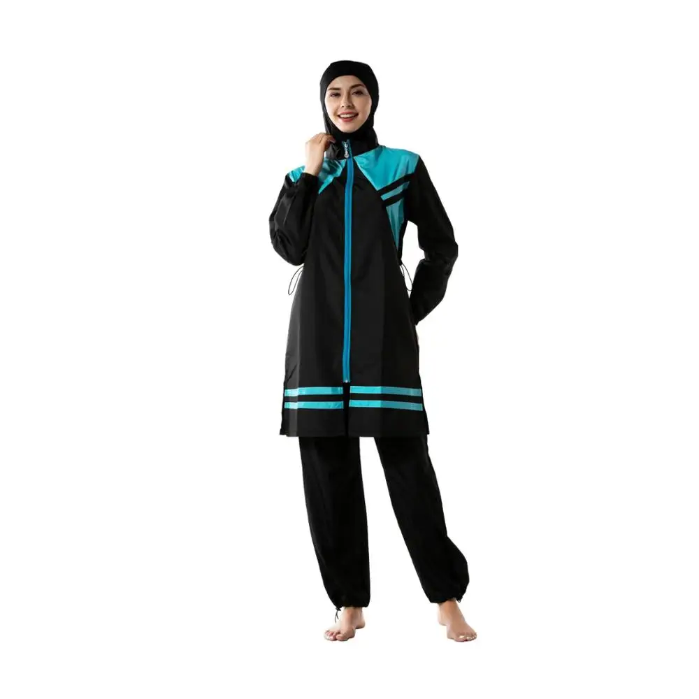 Летний Мусульманский купальник YONGSEN женский с капюшоном элегантная пляжная