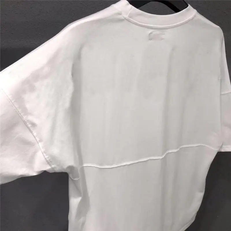 

2021 for Men Summer mes t Shirt Fashion Tide Shirts Letter Print Casual Women Crew Neck Size S-XL