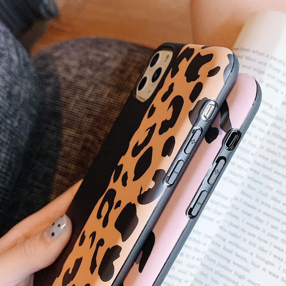 Роскошный Шикарный тонкий чехол LAPOPNUT с леопардовым принтом для Iphone 11 Pro Xs MAX Xr X 8 Plus