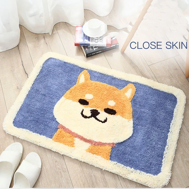 

High Quality Bathroom Carpet Anti-slip Bath Cartoon Rug Outdoor Shower Room Rugs And Mats Bathroom Floor Mat Toilet Bath Mat