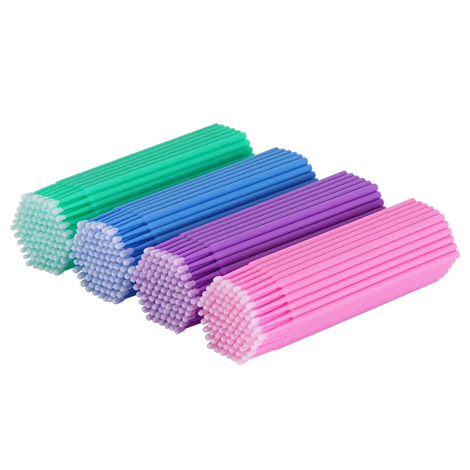 1000pcs/pack Disposable Makeup Brushes Swab Durable Micro Mascara Brush Eyelash Extension Individual Lash Removing Tools