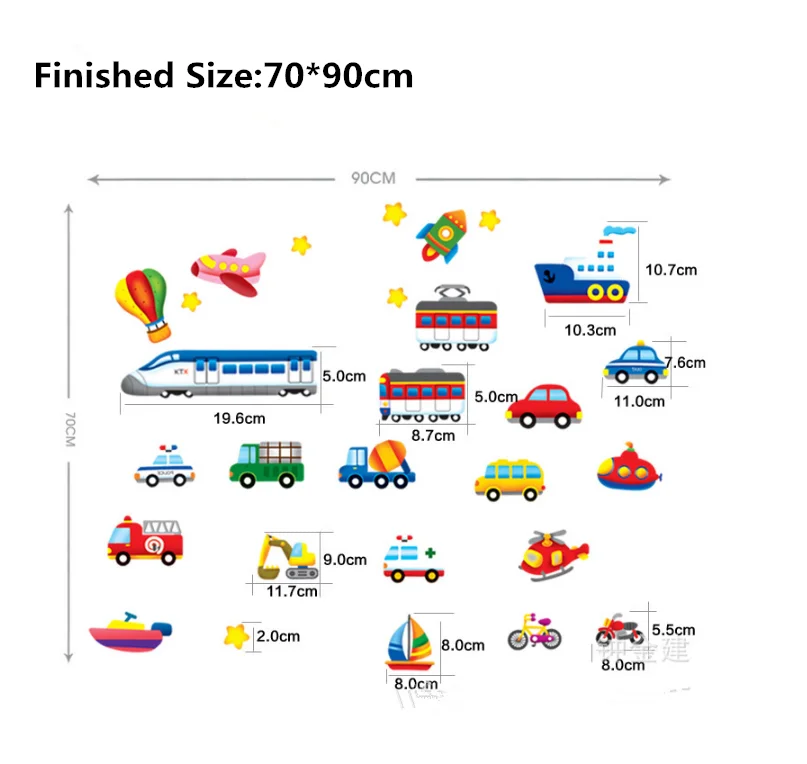 Мультяшные наклейки на стену для детской комнаты|Наклейки стену| |