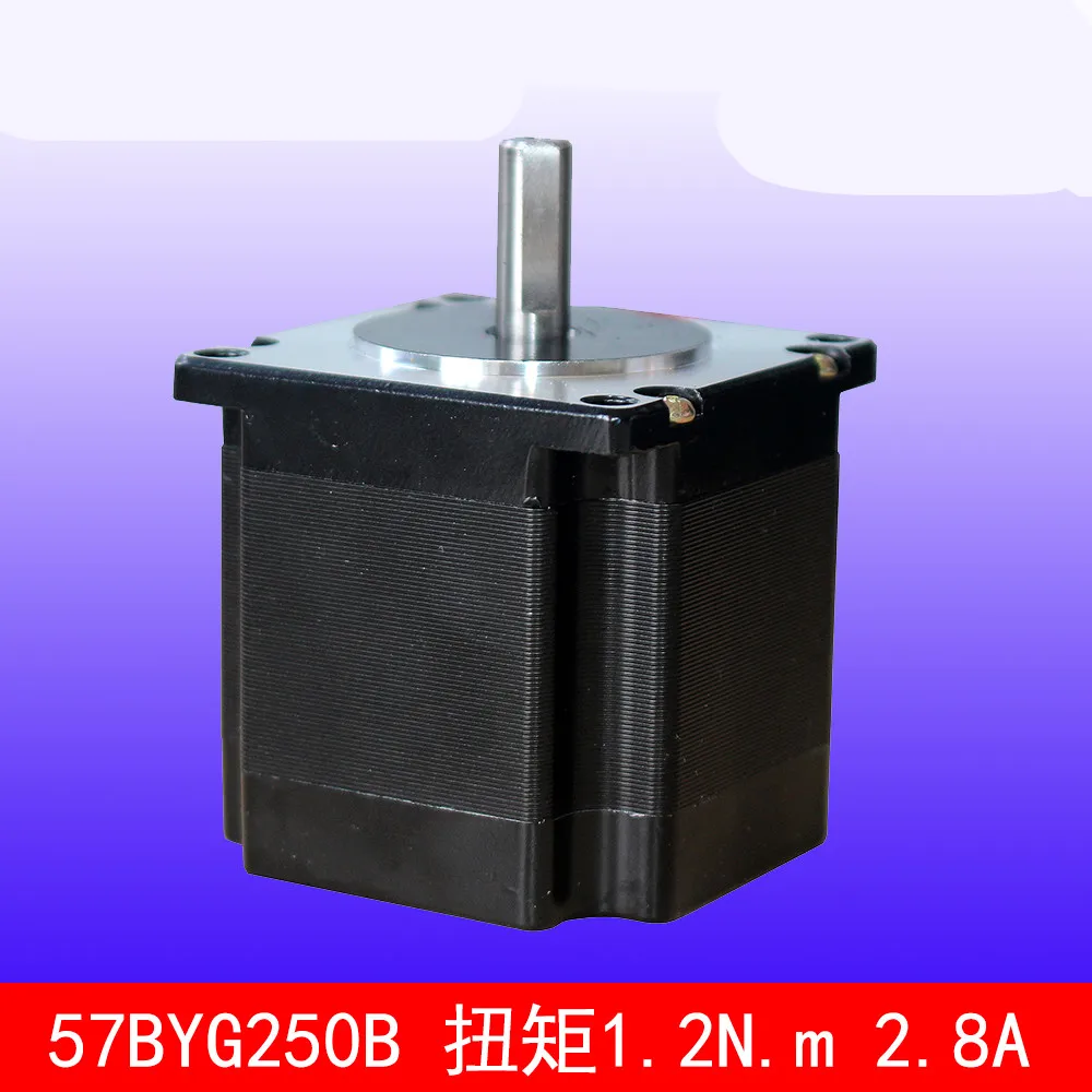 

57 Stepper Motor 2.8A 57BYG250B Stepper Motor Length 56mm 1.2N.m Engraving Machine 57-56