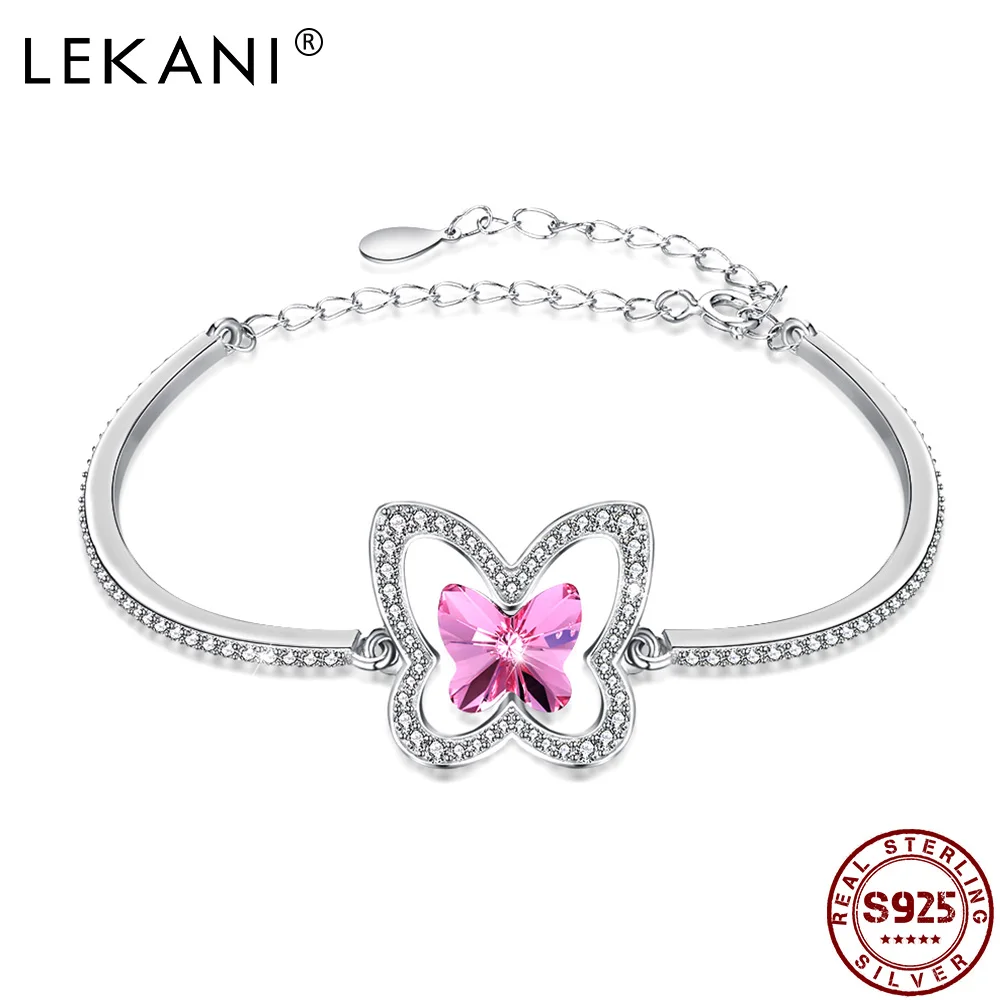 

LEKANI 925 Sterling Silver Bracelet For Women Capricorn Fashion Trends Adjustable Bracelets Party Fine Jewelry New Arrival