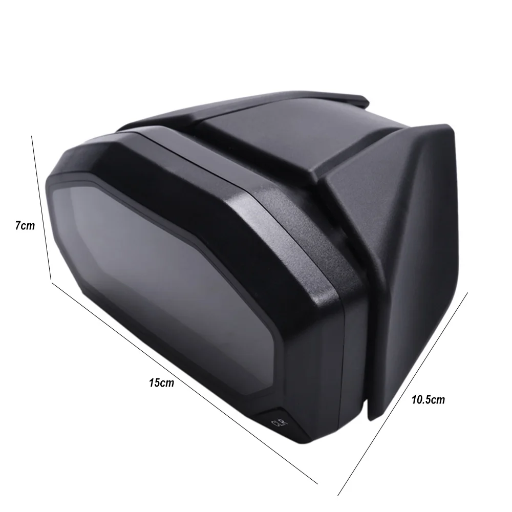 

LCD Display Digital Motorcycle Speedometer with LED Backlight Waterproof Odometer Tachometer For 1,2,4 Cylinders YG150-23