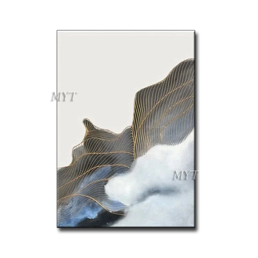 no frame painting MYT бескаркасные 2 шт. ручная работа картина маслом настенные картины холст искусство Декор картина маслом на холсте для домашнего декора без рамы - Цвет: no frame painting
