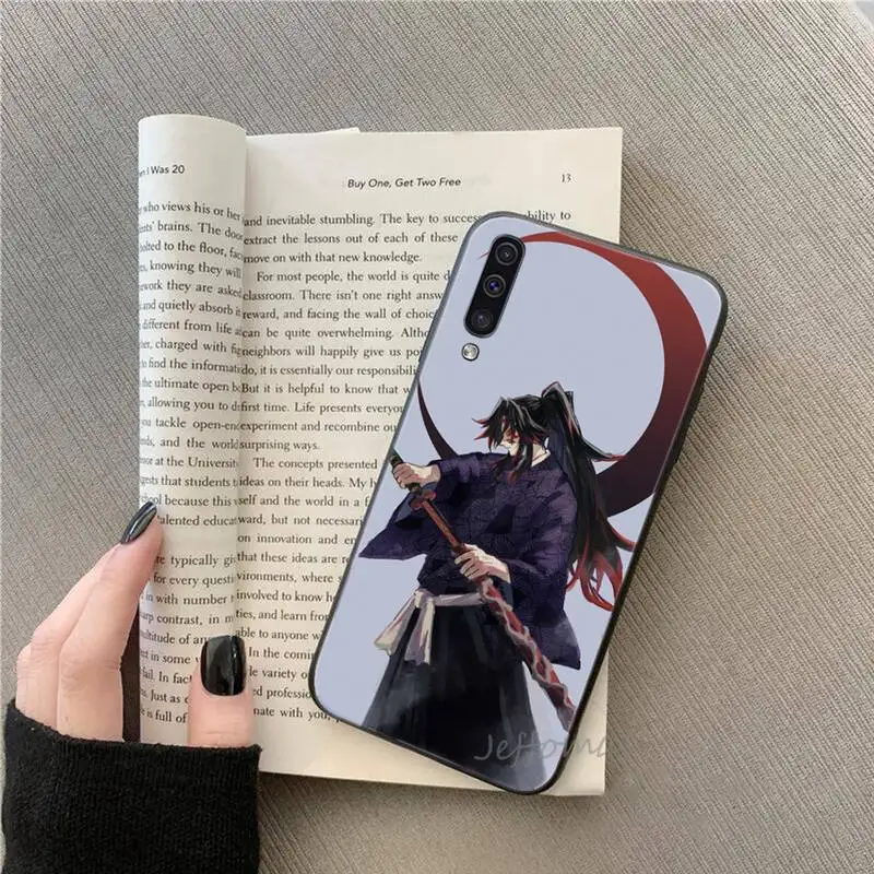 

Anime Demon Slayer Akaza Phone Case For Samsung galaxy S note 7 8 9 10 20 fe edge A 6 10 20 30 50 51 70 lite plus cover funda