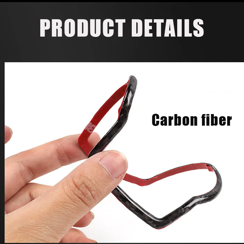 Углеродное волокно CD проигрыватель панель Центральная рамка медиа