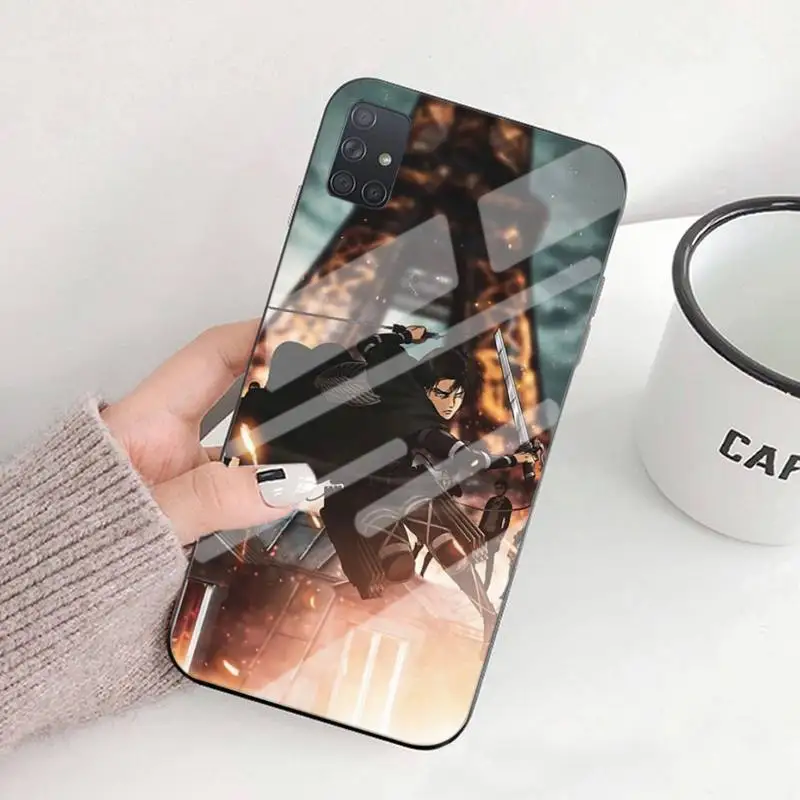 

Attack On Titan Japan Anime Phone Case For Samsung S6 7edge 8 9 10e 20plus S20 Ultra Note8 9 10pro A72018 Tempered Glass
