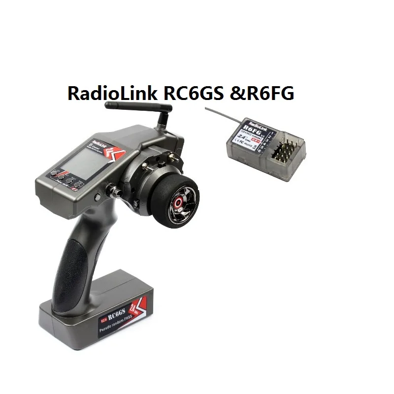 Автомобильный контроллер Radiolink RC6GS 2 4 ГГц 6 каналов передатчик + гироскоп R6FG внутри