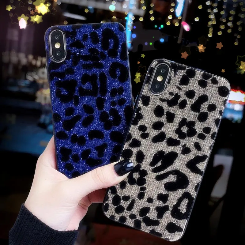 Блестящий плюшевый леопардовый чехол для Samsung Galaxy S21 Plus A52 A72 M51 S20 FE M01 A40S чехлы