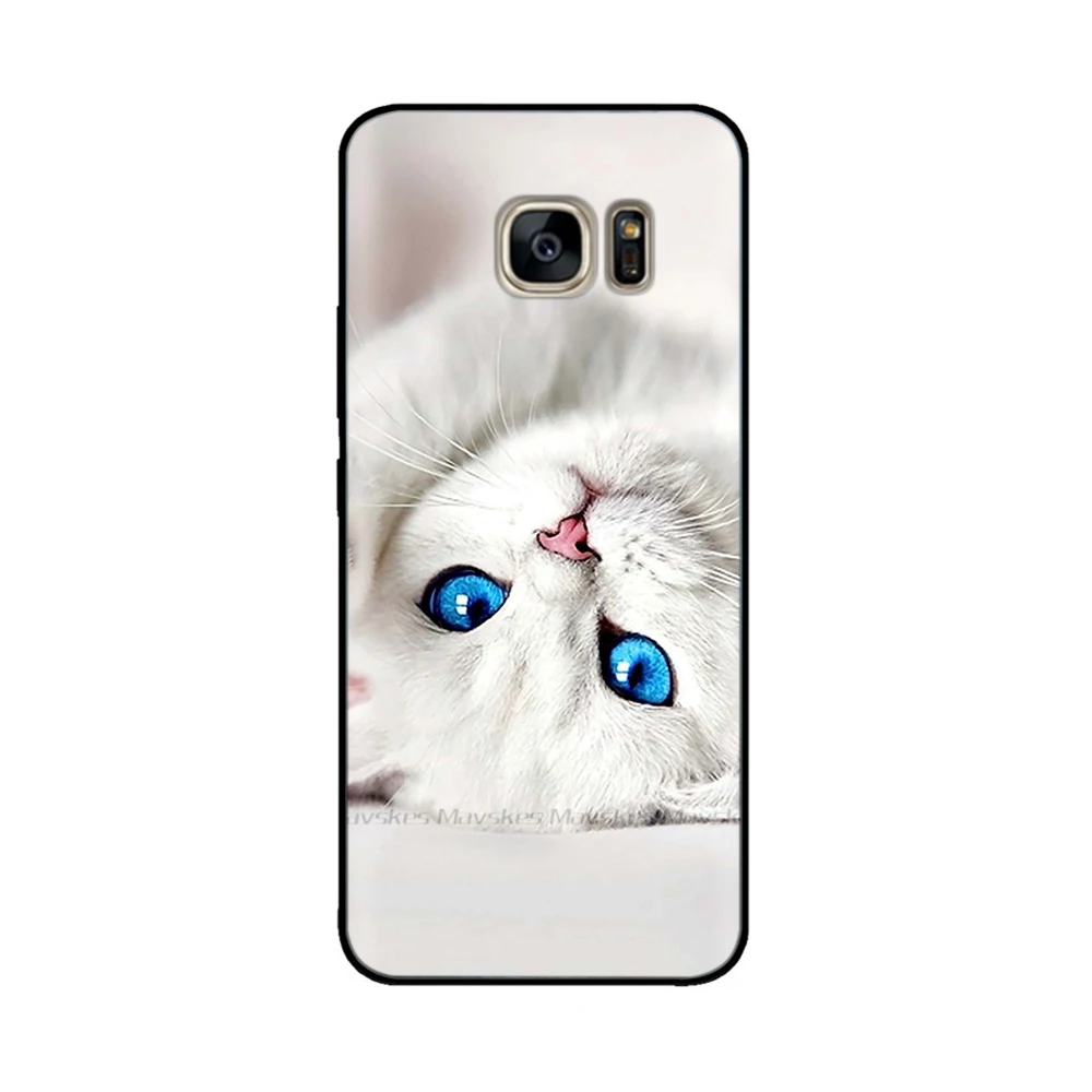 Silicon Case for Samsung Galaxy S7 Edge Case S7 Phone Case for Samsung Galaxy S6 Edge S 6 Coque Full Protection Soft Back Cover