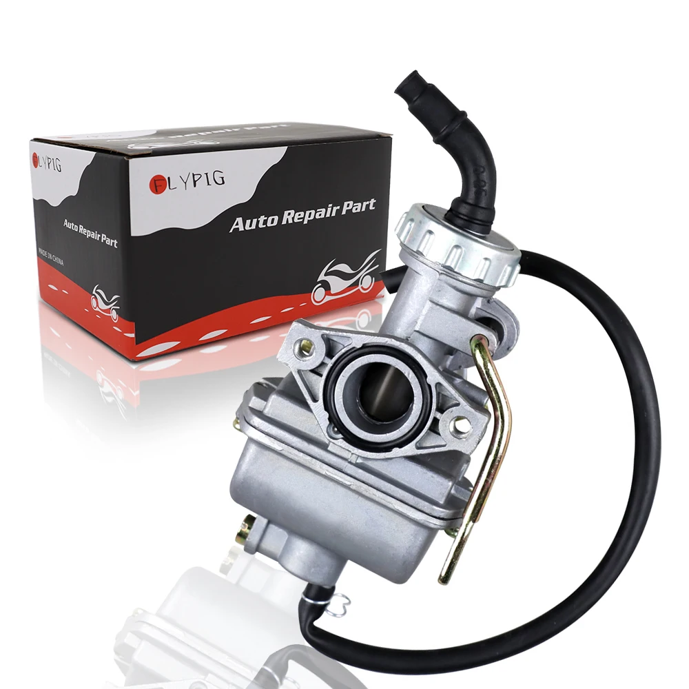 FLYPIG PZ20 Carburetor for 50cc 70cc 90cc 110cc 125cc 135 ATV Quad Go Kart Sunl Taotao Honda CRF50F XL75 CRF80F XR50R | Автомобили и