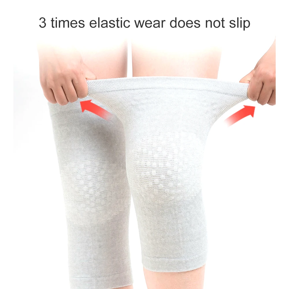 Турмалиновые эластичные Самонагревающиеся наколенники Fever Foam Магнитная Терапия