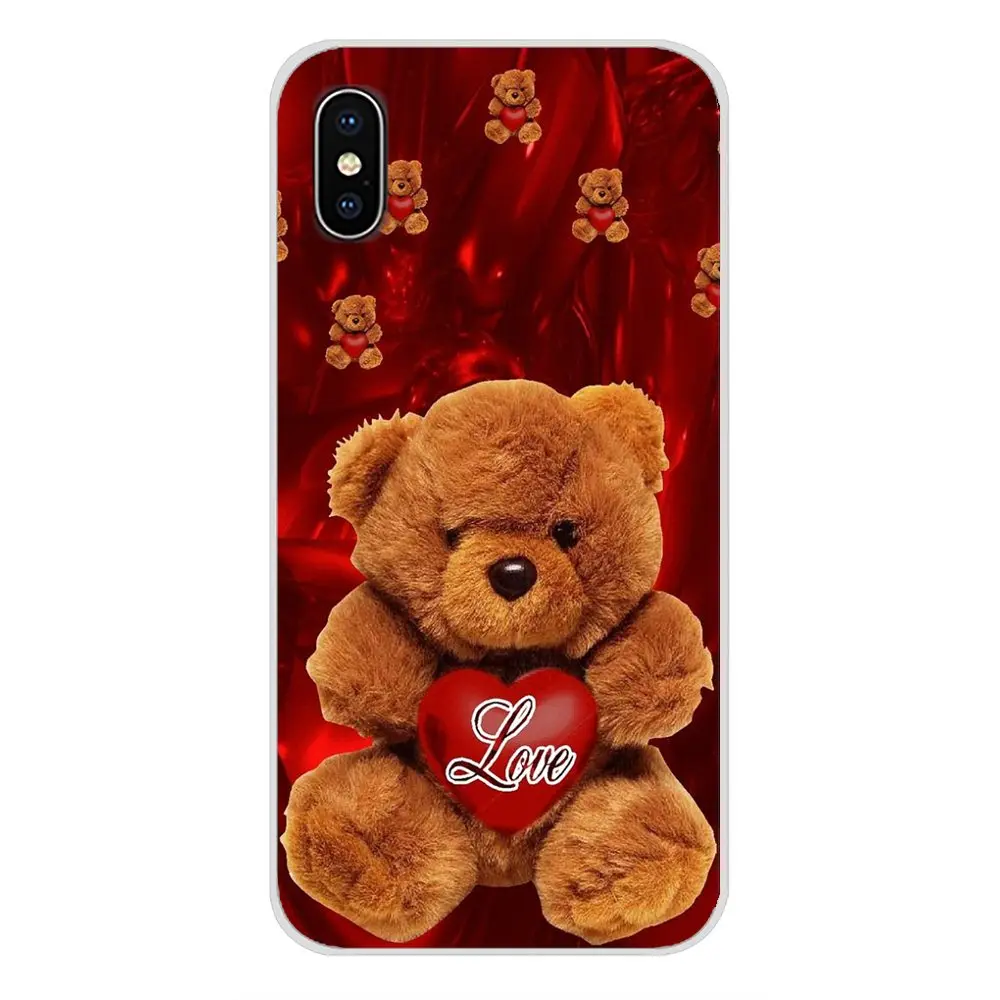 Аксессуары чехлы для телефонов Apple iPhone X XR XS 11Pro MAX 4S 5C SE 6S 7 8 Plus ipod touch 5 6 Teddy Bear |