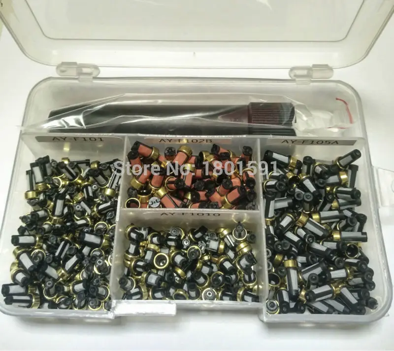 

Бесплатная доставка 100 единиц/комплект Топливная форсунка Ремкомплект корзина микрофильтр инструмент для удаления экстрактор для бензиновых автомобилей (AY-RKF001)