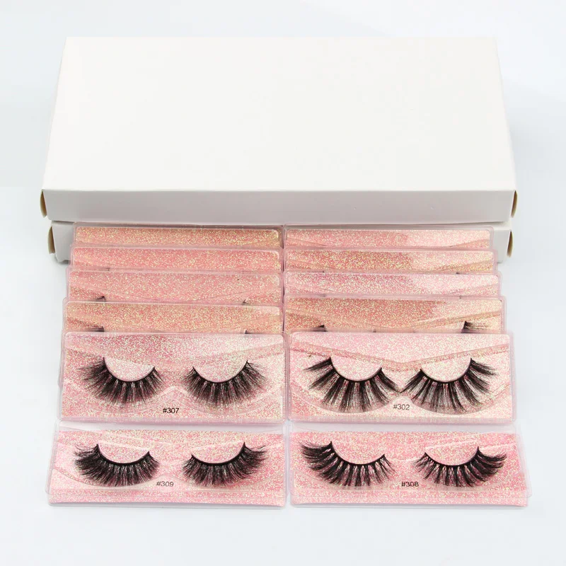 Ресницы накладные объемные из натуральной норки 20/30/40/50/100 пар | Красота и здоровье