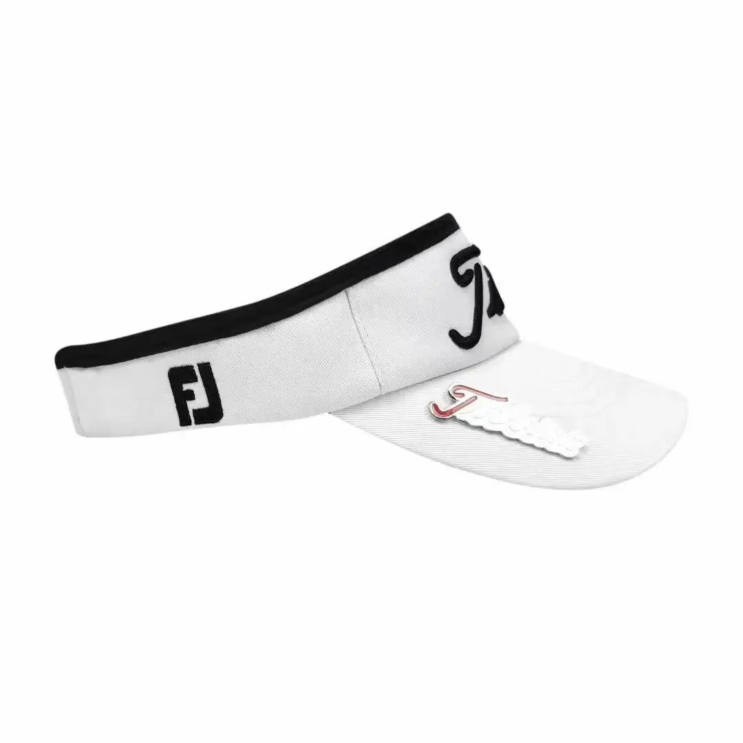 

2021 new embroidery men's and women's golf caps, no top, brand sun visor,