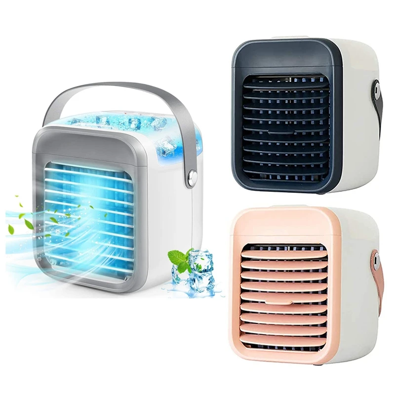 

HAEGER Portable Air Conditioner, Rechargeable Evaporative Air Conditioner Fan with 3 Speeds 7 Colors, Personal Air Cooler