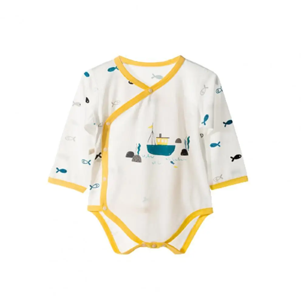 

Baby Romper Soft Adorable Cotton Breathable Toddler jumpsuit for Home Newborn One-Piece Suit Bandage Baby Climbing Clothes