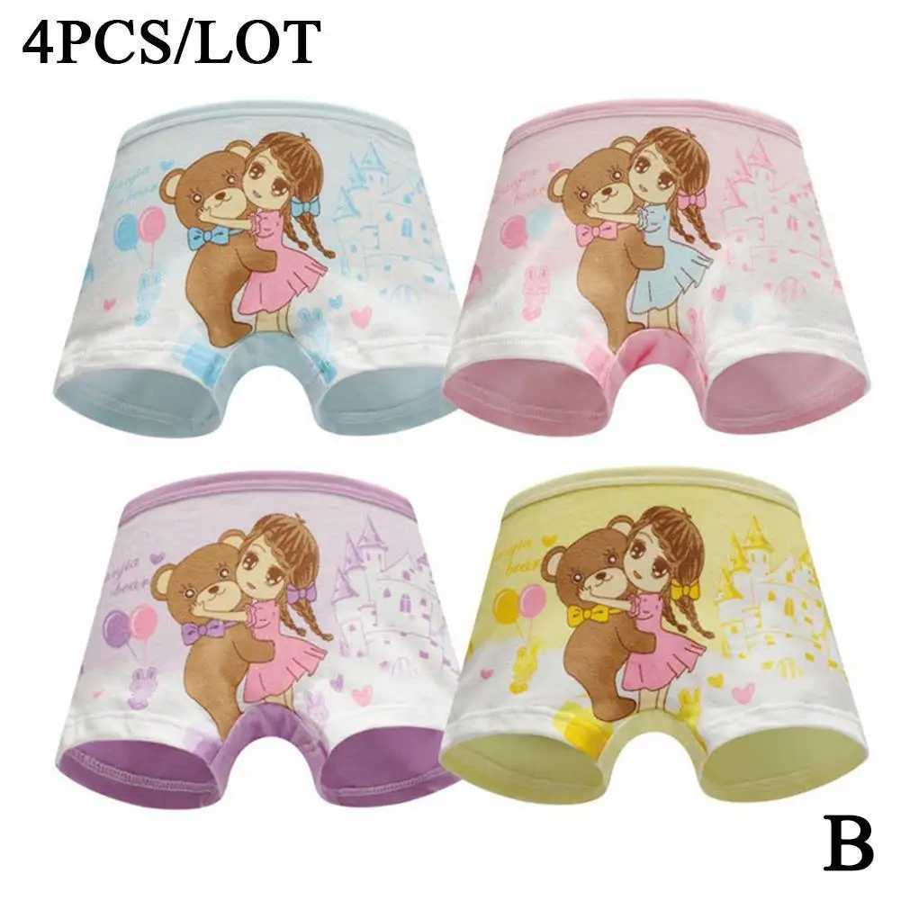 

Хлопковые удобные боксеры, Симпатичные Мультяшные детские трусы S6T1