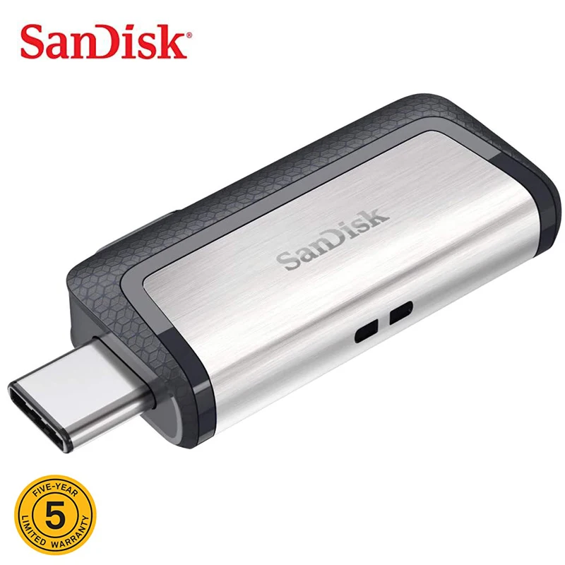 

Sandisk Dual USB Flash Drive Type C And Micro USB OTG Pendrive 32GB 64GB 128GB 256GB Portable Pen Drive Memoria Type C For Phone