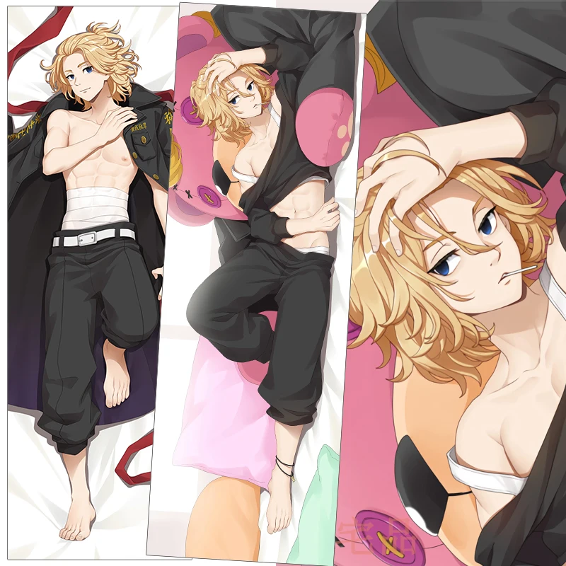 

Anime Tokyo Revengers Manjiro Sano Cosplay Dakimakura Hugging Body Pillow Case Otaku Pillowcase Cushion Cover Gifts BMZP