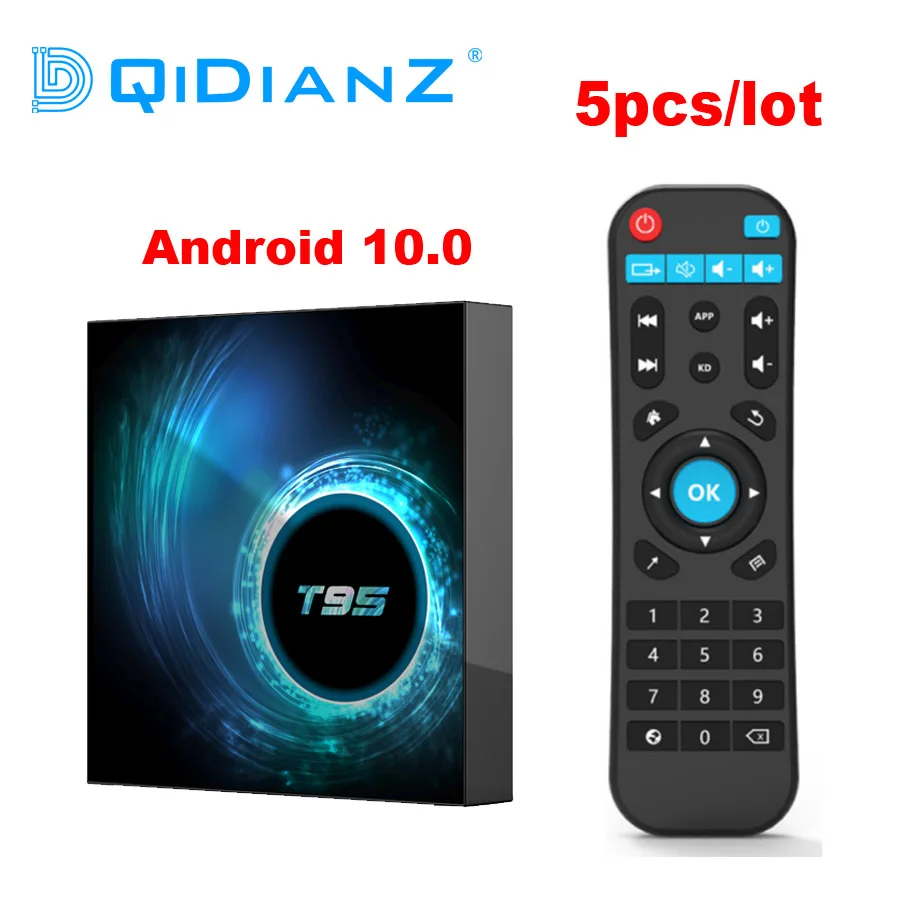 Приставка Смарт ТВ Allwinner H616 4 ядра 10 0 P H.265 4K 2 + 16 ГБ Android 1080|ТВ-приставки и