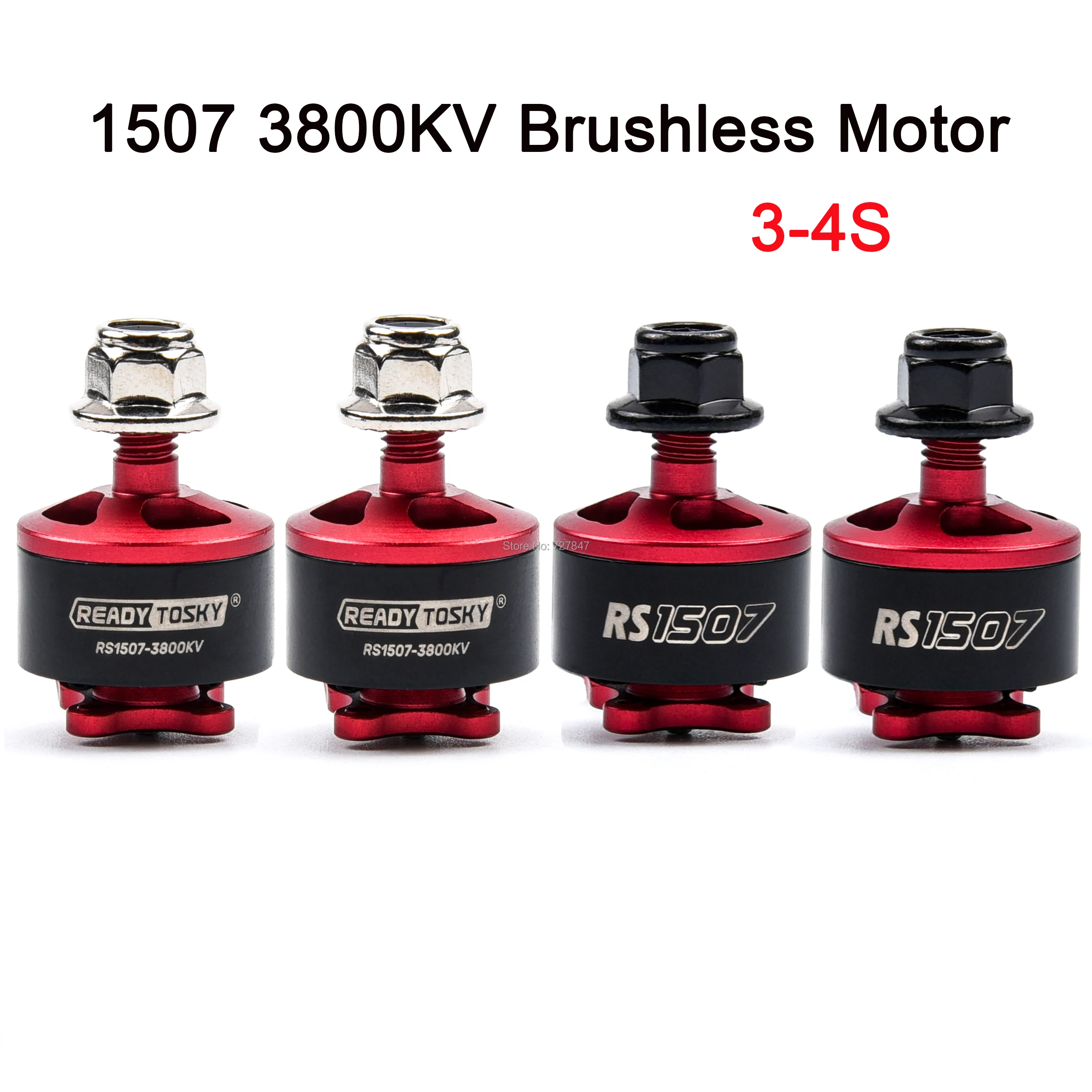 Мини 1507 3800KV 3-4S бесщеточный двигатель CW / CCW для Micro Mini FPV RC гоночный Дрон DIY