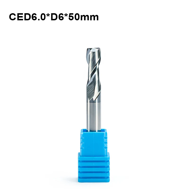 Концевая фреза HRC55 удлиняющая высокопрочная из вольфрамовой стали металлическая