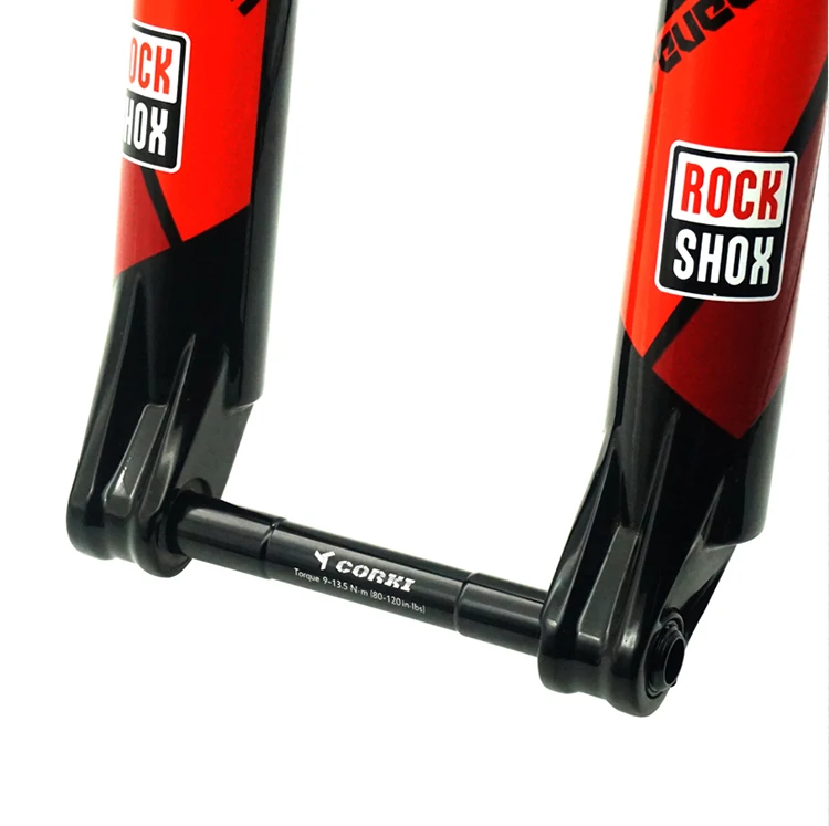 Велосипедная передняя вилка ствол вал для вилки ROCK SHOX сквозная ось быстросъемный