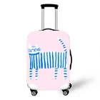 Эластичный Чемодан Защитная крышка чехол для костюма чехол Защитная крышка тележка чехол s 3DTravel аксессуары с рисунком кота T10001