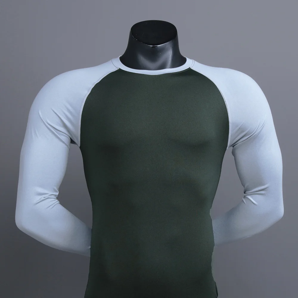 Autumn New Quick-Drying and Breathable Man's T-Shirt Running Fitness Training Sports Long-Sleeve Shirts Gym Tights T-Shirt Top