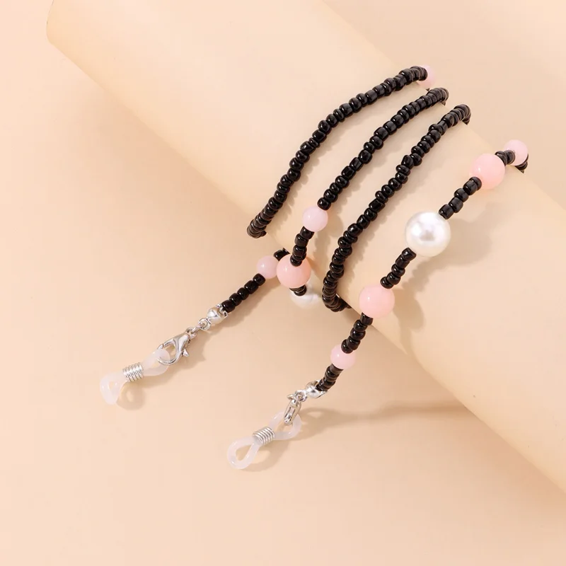 

Sunglasses Strap Reading Glasses Hanging Chain on the Neck Beads Cord for Glasses Holder Women Accessories Eyeglasses Chains