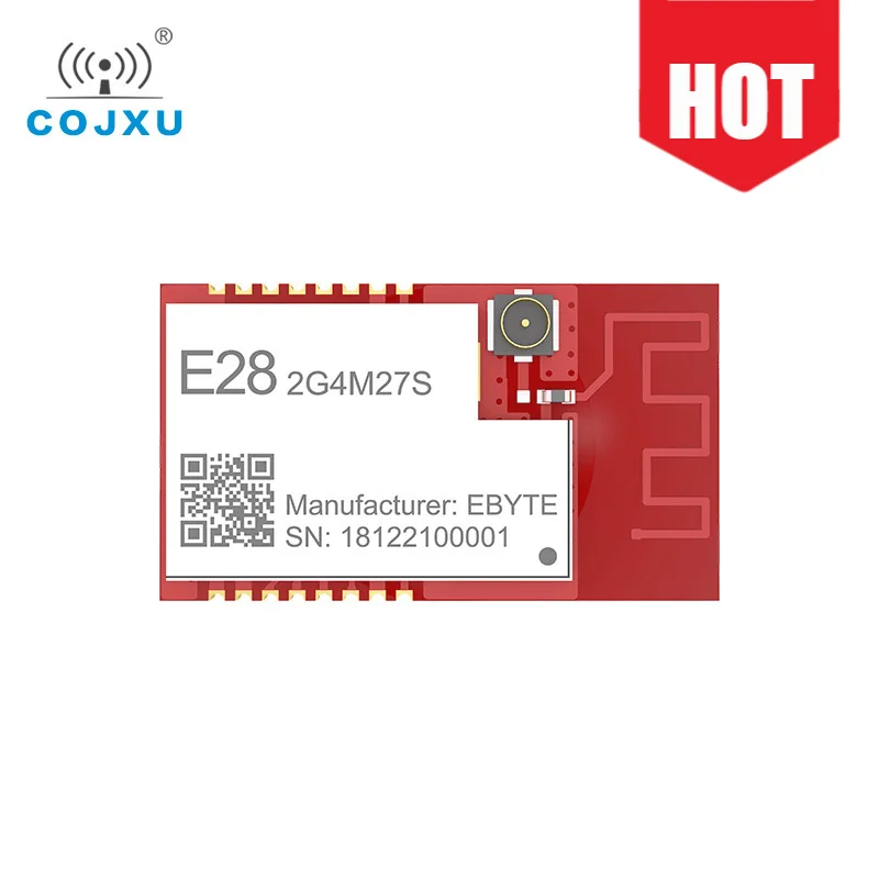 

BLE 2.4GHz LoRa SX1280 rf Wireless Module 27dBm SPI Long Range 8000m Ranging Positioning Wireless Transceiver E28-2G4M27S