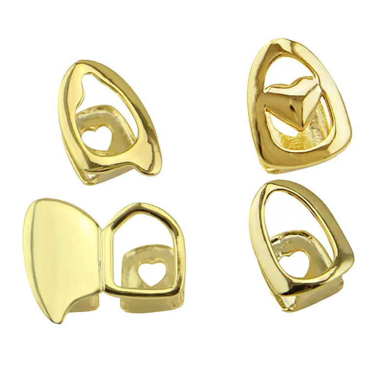 Подтяжки для зубов в стиле хип хоп ажурные металлические зубные жабры с одним