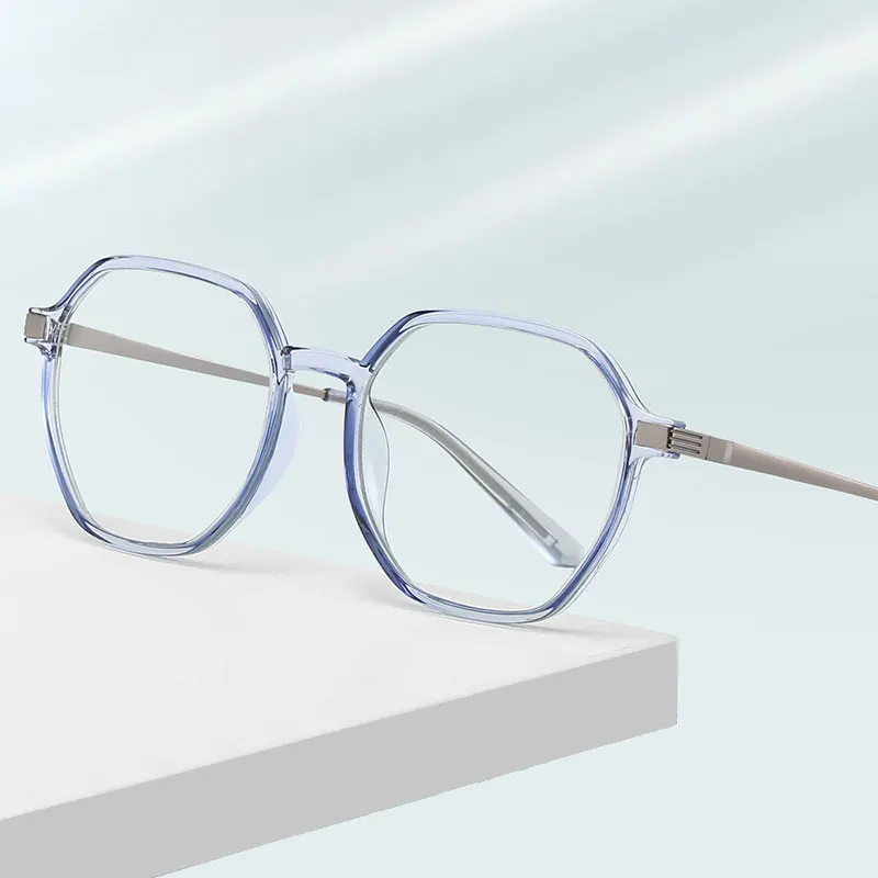 

Blue Light Blocking Glasses Optical Eyewear Prescription New Arrival Full Rim Transparent Eyeglasses Frame Spectacles Blue Ray
