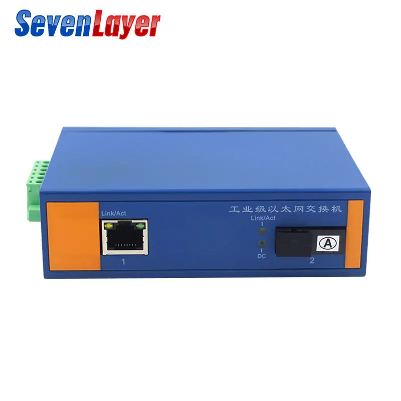 Промышленный сетевой коммутатор Ethernet 10/100/1000 м усилитель сигнала на din-рейке